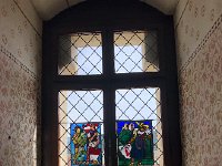 IMG 6959  stained glass with inscriptions in German (the Bernese were here for 200+ years)