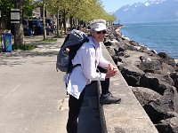 IMG 1518  after the lecture we caught a tram to Dorigny and walked along the lake edge from UNIL to Ouchy. Along the way we passed some musicians