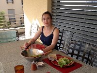 IMG 1473  Brigitte comes for dinner