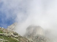 IMG 5833  fog swirling around hut on promontory