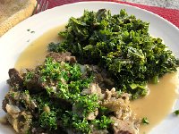 IMG 9697  dinner: kale and something