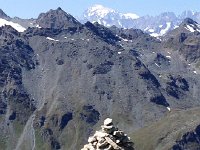 IMG 3304  cairn with Mont Blanc
