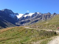 SDEH3141  trail through the ski area, Pointe de Vouasson in the background