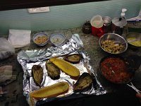 IMG 3268  concoction of vegetables with blue cheese stuffinng