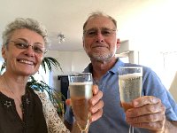 IMG 9621  champagne at Jim and Marilyn&#39;s apartment in Corseaux