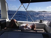 IMG 4861  It tooks hours to cross from Vieques to St-Thomas