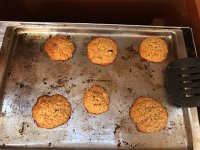 IMG 2972  the cheffe makes cookies in the not-hot-enough oven