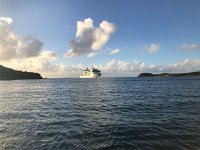 IMG 3038  we anchored just between Hassel Island and watched the cruise ships come in
