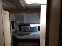 IMG 4916  touring the neighboring catamarans- nice cabins