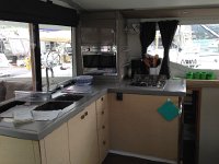 IMG 4919  the other side with double sink, oven and range top