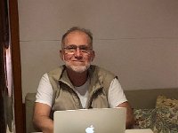 IMG 2731  back at the boat testing out the cabin