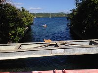 IMG 4825  marine cat on the bridge across the canal that cuts the isthmus