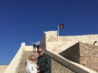 IMG 5437  Maggie and Alan at (very windy) Sagres fort