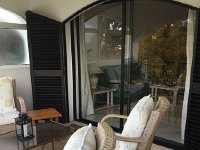 IMG 5405  the balcony facing the golf course at Mimosa Apt