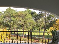 IMG 5406  the balcony facing the golf course at Mimosa Apt