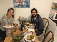 IMG 5548  Back at apartment enjoying recipes from the Cardamon Trail cookbook