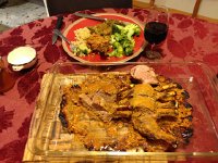 IMG 0572  24 Feb - rack of lamb Indian-style