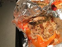 IMG 5240  and dinner - stuffed peppers