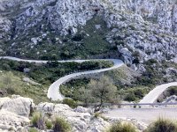IMG 5281  in the afternoon, we drove from Alaro up to the MA-11 then down the other side of the ridge to the mouth of Pareis canyon