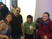 IMG 5309  Young yoga instructor, Killko, Amy and Nikki at open house