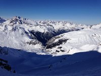 IMG 0427  looking down from the glacier toward the valley of the Ruess, the gnarly approach to the Gotthard