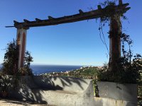 IMG 4805  View to the ocean from the driveway in front of the villa