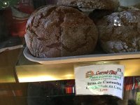 IMG 4856  local delicacies featuring chestnuts (probably chestnut based flour in this case)