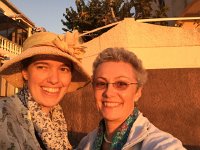 IMG 4877  Nikki and Christine in the last rays of the daz