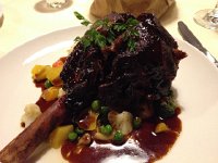 IMG 0239  dinner of braised lamb shank