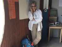 IMG 5651  talking with Luce at the bottom of the gondola