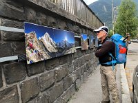 IMG 9243  an open air photo exhibit by someone who also went to Everest Base Camp