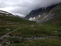 IMG 2832  Storms were forecast so we made a fast transfer up valley between Entre Deux Eaux and the Refuge Col de la Leisse.