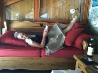 IMG 5984  kicking back in the nice facilities of the refuge