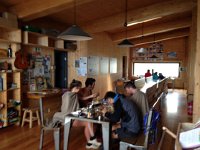 IMG 2932  bad focus but the ambiance inside much better than in other huts