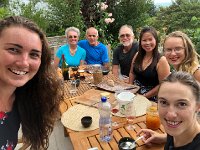 IMG 9428  (L to R) Carla, Christine, Jean-Luc, Greg Sally, Elisabeth Perey, Brigitte