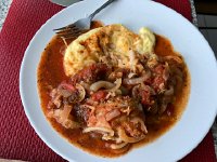 IMG 9105  polenta for sure, pork?