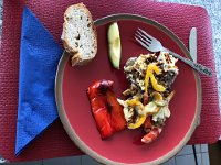 IMG 8628  lunch on the balcony