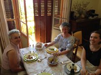 IMG 2507  at the table in Crouttes