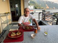 IMG 8624  on the balcony