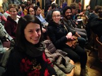 IMG 0712  Nicole, Bri and Nico at the very 1930&#39;s Theatresaal waiting for the Festival to start