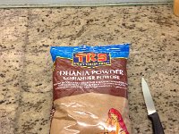 IMG 0801  24 March - this amount of ground coriander should keep us for awhile