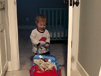 IMG 6597  Liam loves wheels. Everything that rolls