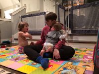 IMG 6696  Vivianne has quality time with Val and Liam