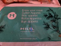 IMG 6562  On Swiss Air the vegetarian meal option is prepared by Hiltl, a food establishment with long history in Zurich