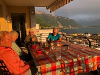 IMG 7914  with a shower and rainbows behind us