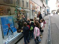 MOLV5452  This one is in the window of a pharmacy so it has medical themes