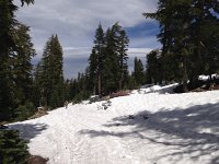 IMG 1945  Even after a poor winter, still snow up there