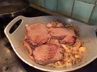 IMG 4347  and Christine prepared some delicious beef steaks