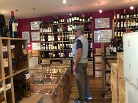 IMG 7339  checking out the wines in a store that we missed last time