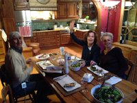 IMG 1671  low light but high spirits at the dinner table